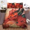 Cozy Up With A Threeheaded Hydra Red Duvet Cover Set elitetrendwear 1