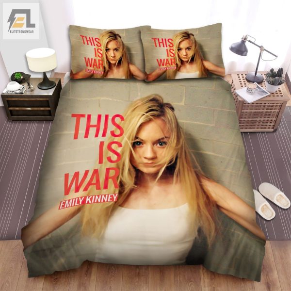 Rock Your Bed Emily Kinney This Is War Duvet Set elitetrendwear 1