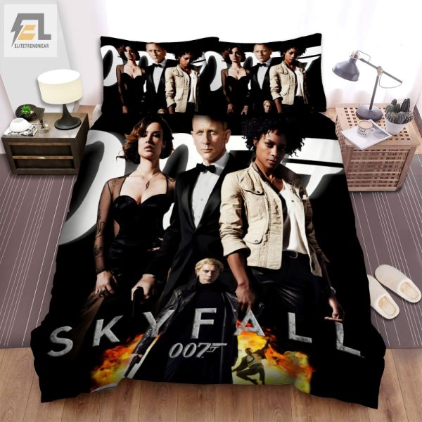 Skyfall 2012 Poster Duvet Comfiest Spy Gear For Your Bed elitetrendwear 1