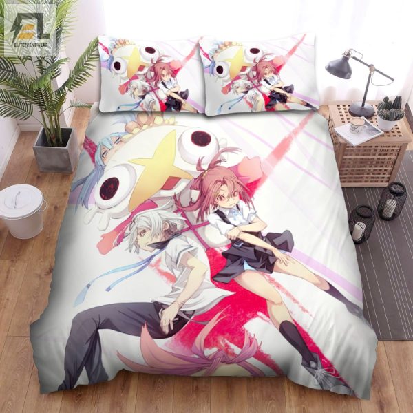 Cuddle With Kiznaiver Quirky Cozy Duvet Cover Set elitetrendwear 1