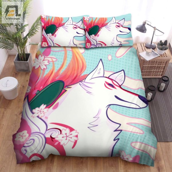 Dream In Pink Okami Amaterasu Funny Duvet Set elitetrendwear 1