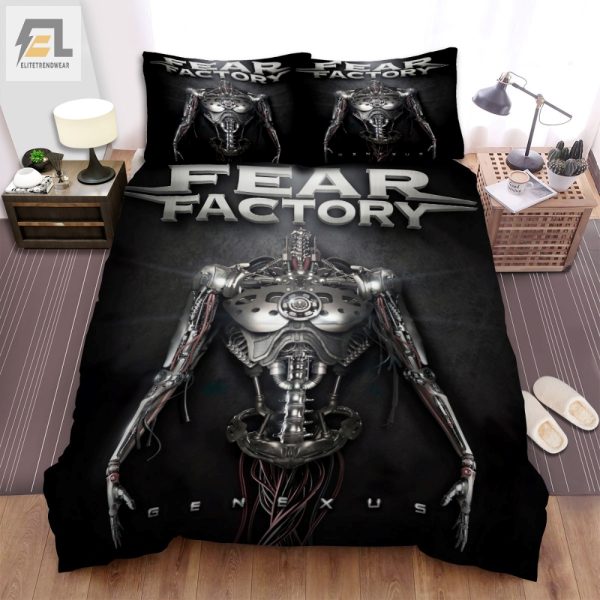 Rock Your Sleep Fear Factory Genexus Duvet Set Extravaganza elitetrendwear 1