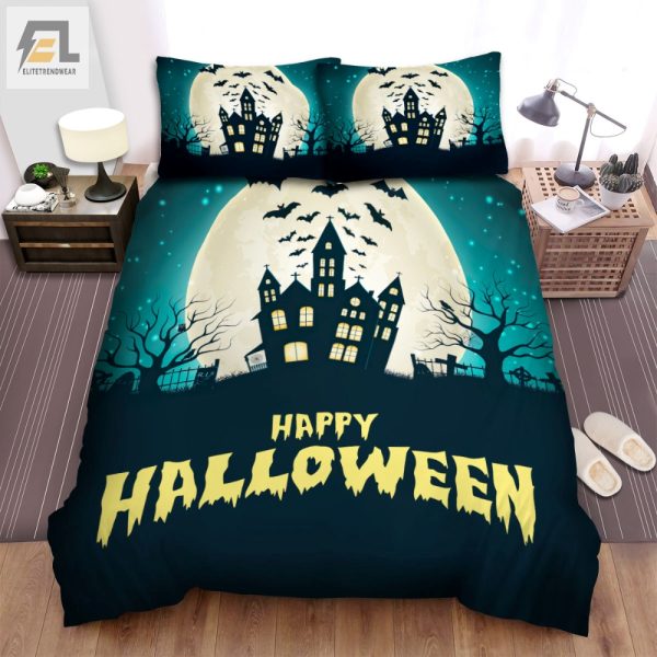 Spooky Chic Batty Church Duvet Comfort With Halloween Flair elitetrendwear 1