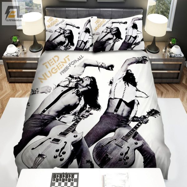 Rock On In Comfort Ted Nugent Free For All Bedding Set elitetrendwear 1