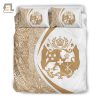 Snuggle With Royalty Funny Tonga Coat Of Arms Duvet Set elitetrendwear 1