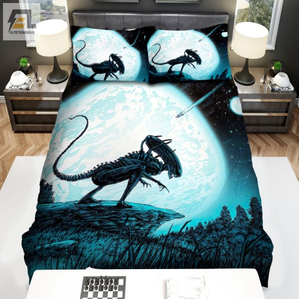 Out Of This World Alien Moon Duvet Comfy Quirky Bedding elitetrendwear 1