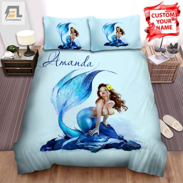 Snuggle With Mermaids Hilarious Kissing Duvet Bedding Set elitetrendwear 1