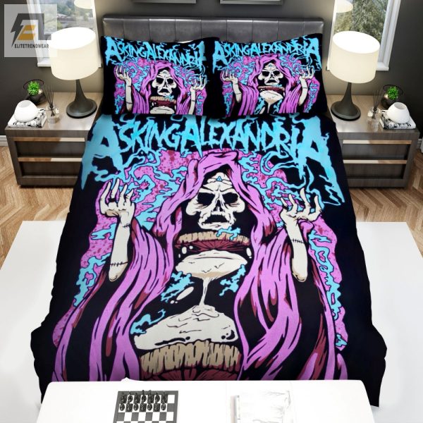 Rock Your Sleep Witchy Asking Alexandria Duvet Set elitetrendwear 1