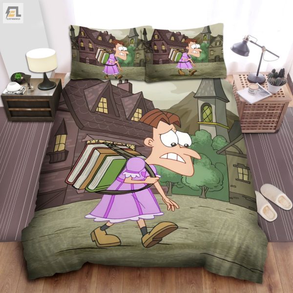 Quirky Comfort Doofenshmirtz Dress Duvet Cover Bedding Sets elitetrendwear 1