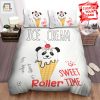 Pandalicious Dreams Comfy Cute Custom Duvet Cover Set elitetrendwear 1