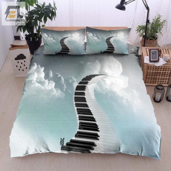 Tickle Your Ivories Comfy Piano Duvet Cover Set elitetrendwear 1