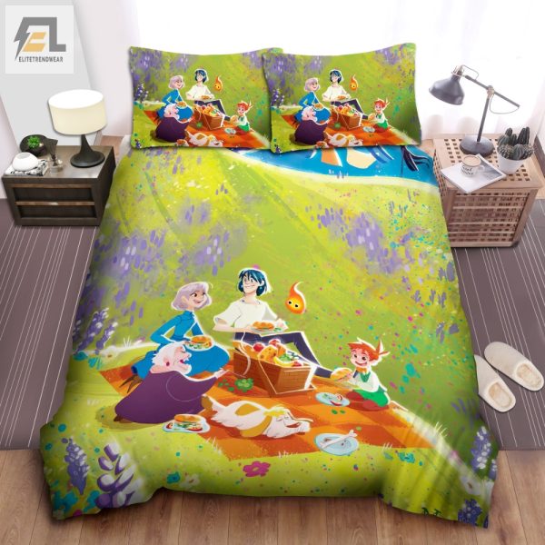 Whimsical Howls Picnic Duvet Cozy Fun Unique Bedding elitetrendwear 1