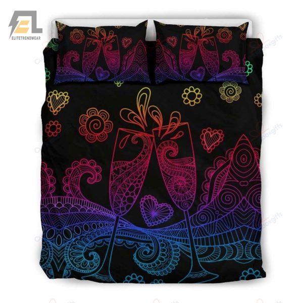 Dream With Laughs Comfy Celebrate Duvet Cover Sets elitetrendwear 1