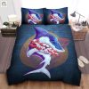 Sleep With The Sharks Quirky Fanart Shark Duvet Sets elitetrendwear 1