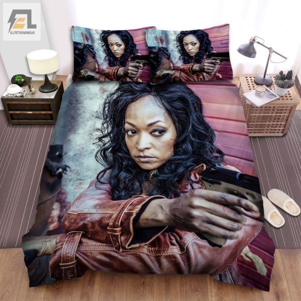 Z Nations Girl With Gun Duvet Cozy Quirky Kickass elitetrendwear 1