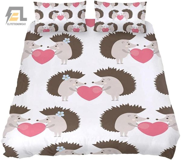 Hedgehugs Adorable Duvet Cover Set For Cozy Snuggles elitetrendwear 1