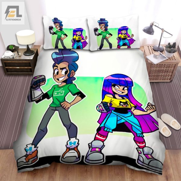 Sleep Like Miko Glitch Techs Duvet Sets For Gamer Comfort elitetrendwear 1