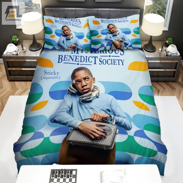 Snuggle With Sticky Unique Mysterious Benedict Society Bedding elitetrendwear 1