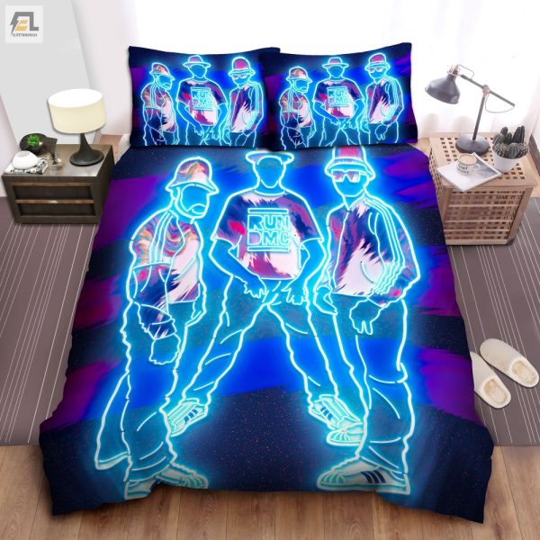 Rundmc Neon Dreams Comfy Funky Duvet Cover Sets elitetrendwear 1