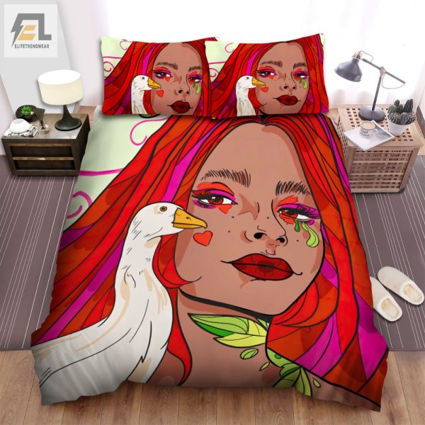 Snuggle With The Goose Unique Black Girl Duvet Sets elitetrendwear 1