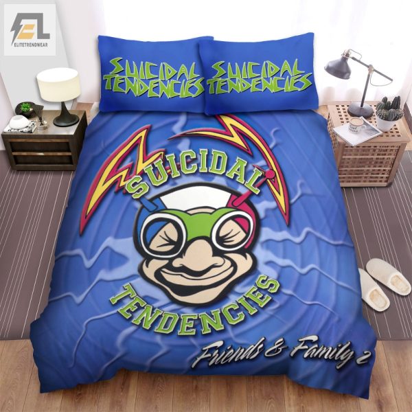 Stay Cozy Stay Crazy Hilarious Suicidal Tendencies Bedding elitetrendwear 1