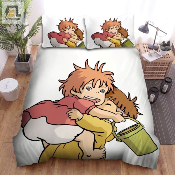 Snuggle With Ponyo Comfy Duvet Cover Set With Artwork elitetrendwear 1