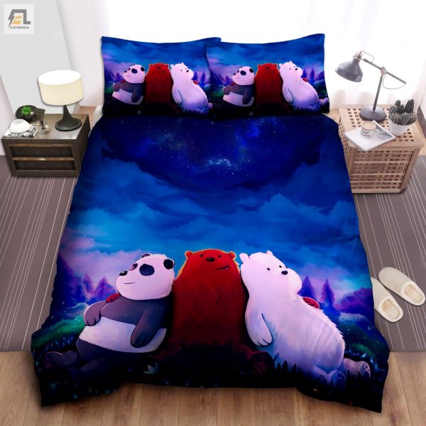 Snuggle With Bears Comfy Quirky Duvet Cover Set elitetrendwear 1