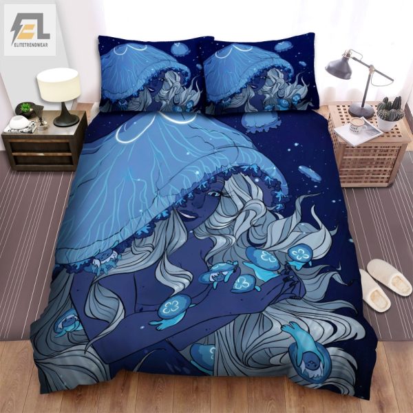 Sleep With Jellyfish Mom Wild Witty Duvet Cover Set elitetrendwear 1