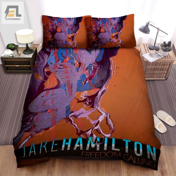 Snuggle With Jake Comfy Freedom Calling Duvet Set elitetrendwear 1