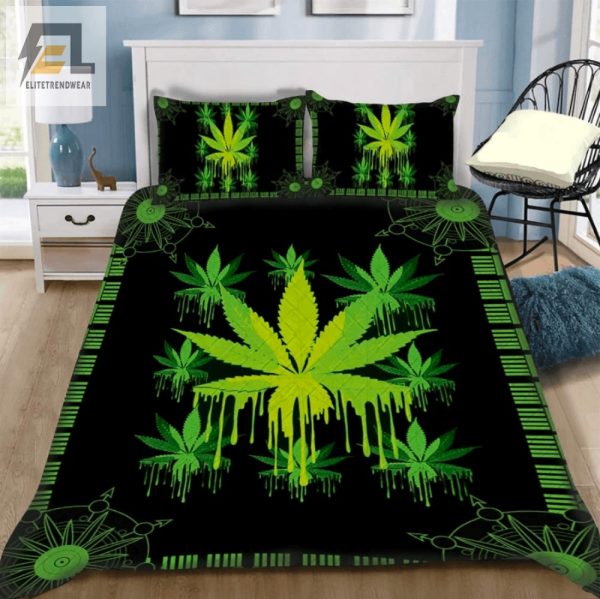 Blaze In Style Hilarious Weed Theme Duvet Cover Sets elitetrendwear 1