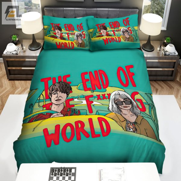 Unique End Of The Fing World Funny Duvet Cover Set elitetrendwear 1