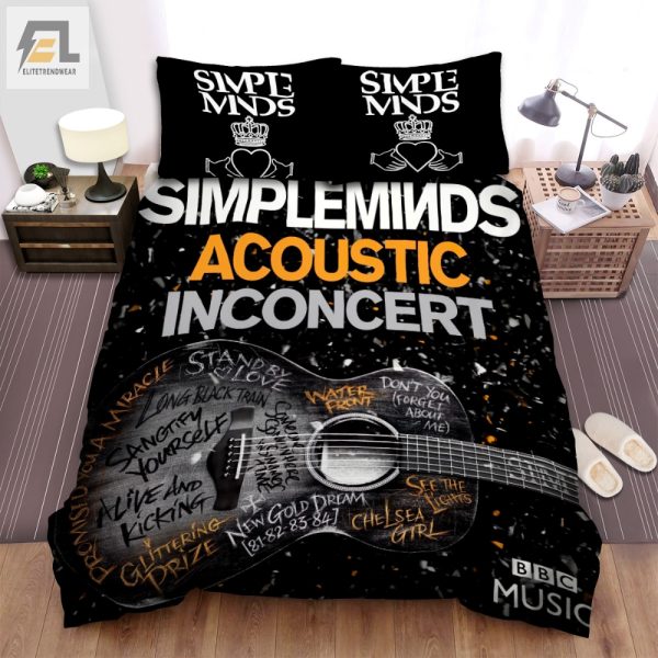 Rock Your Sleep Simple Minds Acoustic Duvet Set elitetrendwear 1