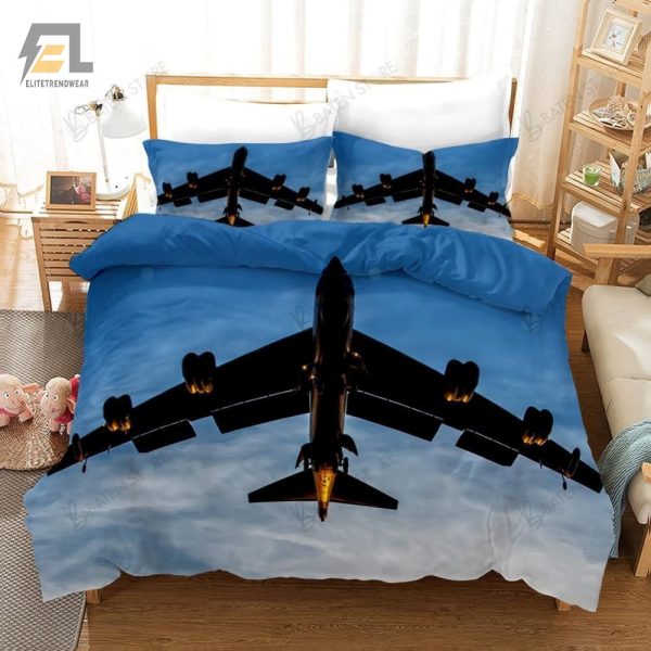 Fly High Comfy 3D Airplane Duvet Set For Dreamy Nights elitetrendwear 1