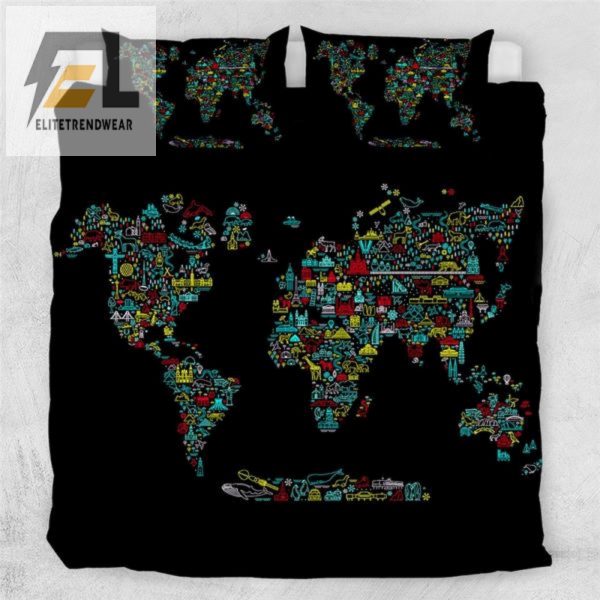 Dream In Africa Cozy Map Duvet For Wildly Comfy Nights elitetrendwear 1