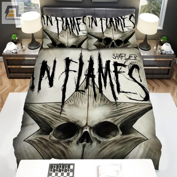 Rock Snore In Flames 8Song Duvet Bedding Sets elitetrendwear 1