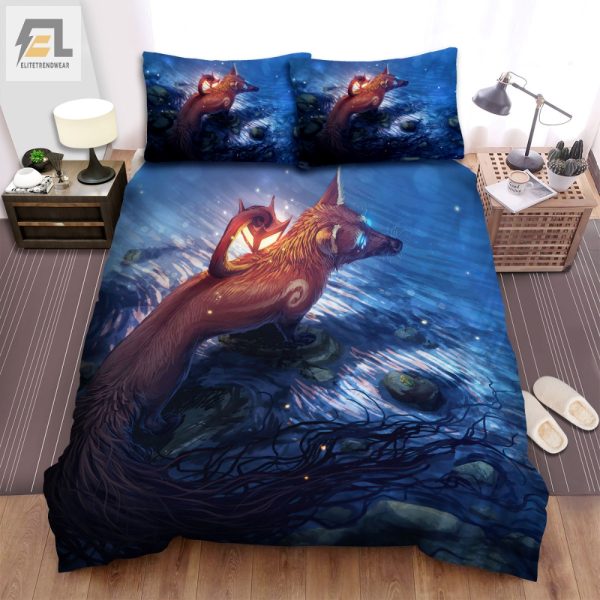 Foxtastic Comfort Hilariously Cozy Lantern Duvet Set elitetrendwear 1