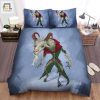 Funny Xmas Goat Duvet Cover Unique Holiday Bedroom Set elitetrendwear 1