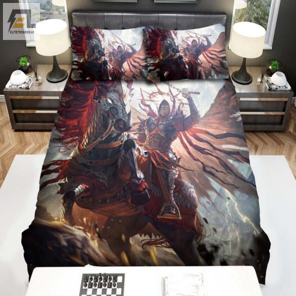 Sleep Like A Hero Quirky God Knight Duvet Sets elitetrendwear 1