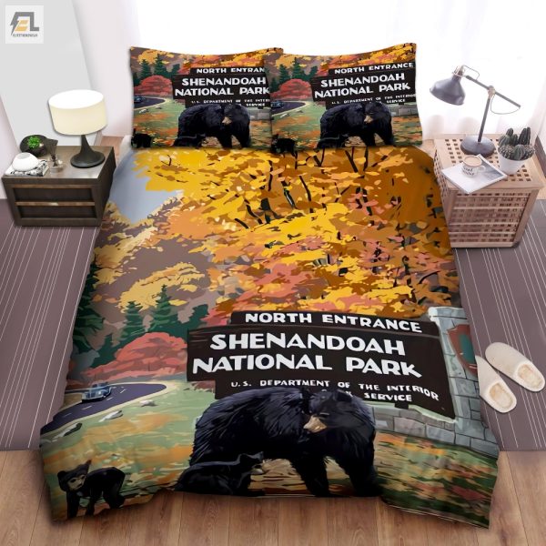 Snuggle With Shenandoah Bears Cozy Duvet Cover Set elitetrendwear 1