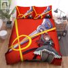 Snuggle Like A Warrior Kaede Red Duvet Cover Set elitetrendwear 1