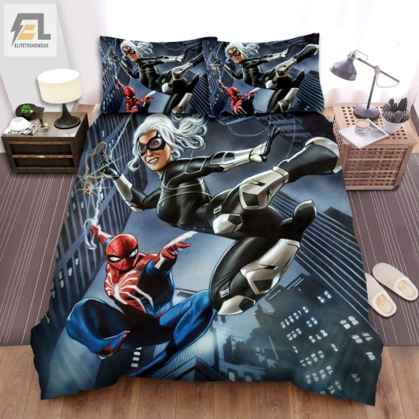 Snuggle Up With Spidermans Burglar Comfy Duvet Set elitetrendwear 1