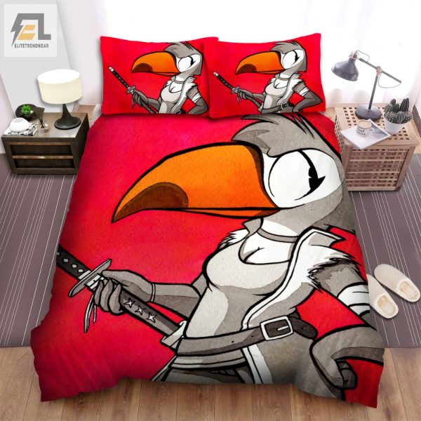 Sleep With A Toucan Comfy Toucan Swordsman Duvet Set elitetrendwear 1