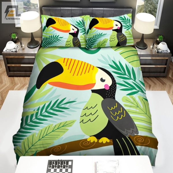 Toucant Resist Funky Toucan Duvet Cover Set elitetrendwear 1