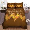 Cozy Up Hilarious Thanksgiving Leaf Duvet Set Bliss elitetrendwear 1