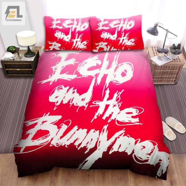 Get Cozy With Echo The Bunnymen Fun Duvet Bedding Set elitetrendwear 1