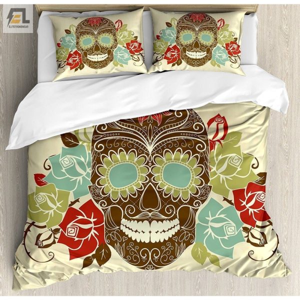 Quirky Gothic Smile Duvet Vintage Comfort For Your Quirky Crashpad elitetrendwear 1