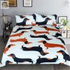 Quirky 3D Dachshund Duvet Set Snuggle In Style Laughter elitetrendwear 1