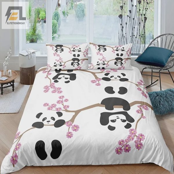 Pandablossom Bed Set Snuggle Up With Natures Cuteness elitetrendwear 1