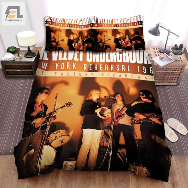 Sleep With Velvet Underground Quirky 1966 Rehearsal Bedding elitetrendwear 1