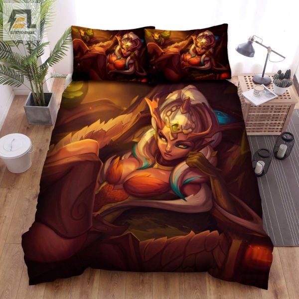 Dream In The Jungle Elderwood Qiyana Duvet Sets elitetrendwear 1